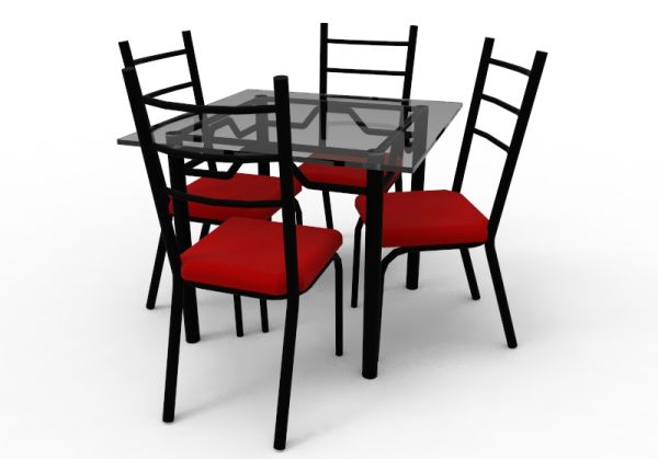 JUEGO DE COMEDOR 4 PL.