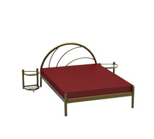 CAMA CAMERA C/ MESA DE NOCHE