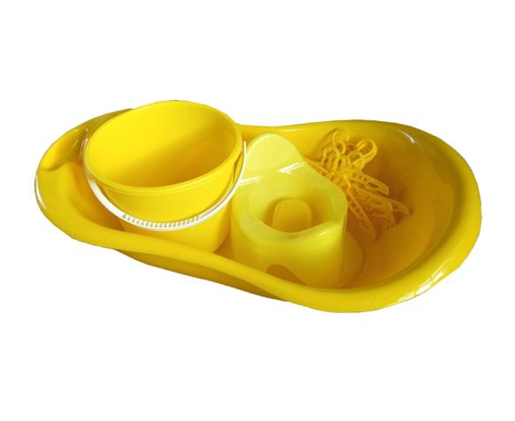 COMBO NO. 11 BAÑERA P/NIÑOS, CUBO 9LT S/TAPA, ORINAL ASIENTO Y 12 PERCHEROS DE CANASTILLA