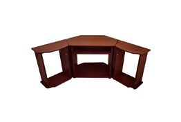 MULTIMUEBLE DE 3 PIEZAS C/ ENTREPAÑO DE CRISTAL