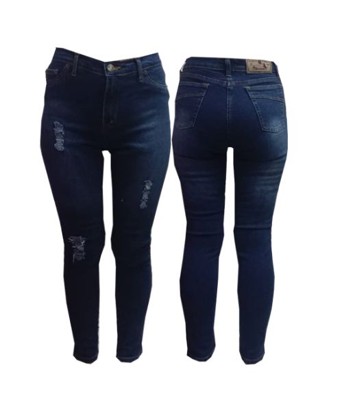 PANTALÓN JEAN MEZCLILLA SUAVIZADO P/DAMA