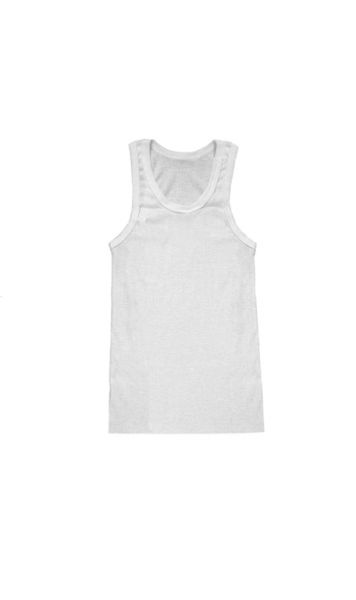 CAMISETA INTERIOR PARA NIÑOS COLOR BLANCA (PAQUETE DE 6 U)