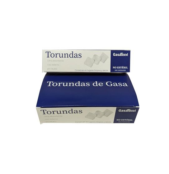 CAJA DE TORUNDAS TEXVI 200 U